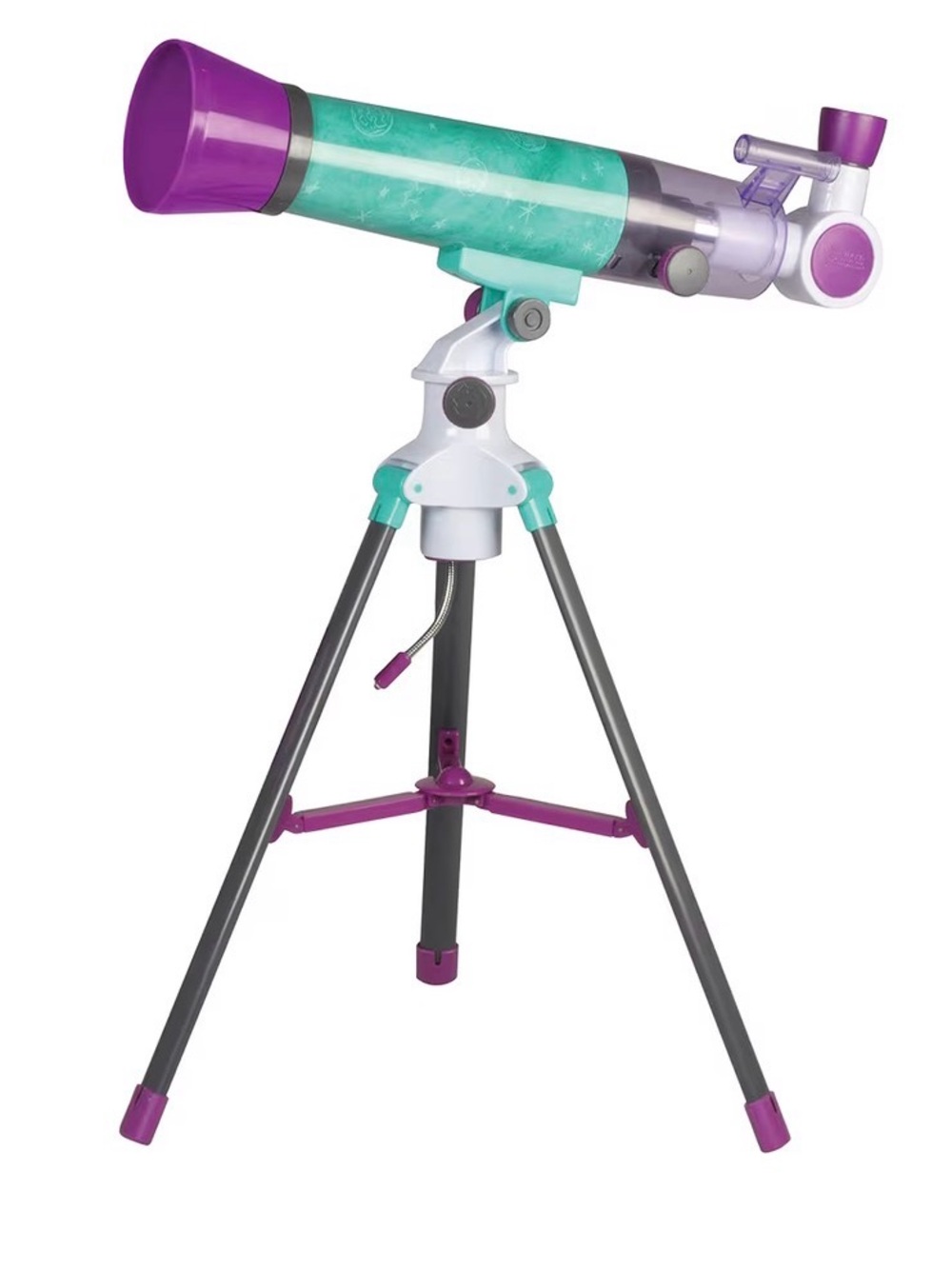 Nancy B's Moonscope Telescope in Teal & Purple - Kids Learning Toy - Picture 3 of 6